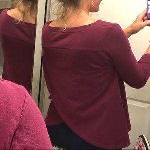 Ann Taylor Loft Tulip Long Sleeve Top